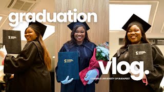 MSc Graduation Vlog  Prep  Ceremony  Corvinus University of Budapest Graduation Vlog [upl. by Aohk]