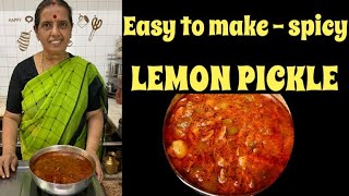 Lemon pickle Elumichai Oorugai by Revathy Shanmugam [upl. by Bradway]