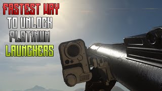 FASTEST WAY to unlock PLATINUM LAUNCHERS in Modern Warfare [upl. by Annovoj830]