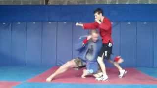 Combat Sambo Demonstration [upl. by Adnaugal725]