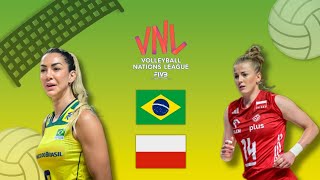 VNL FEMININA Brasil 3x1 Polônia  análise e comentários [upl. by Hunley]