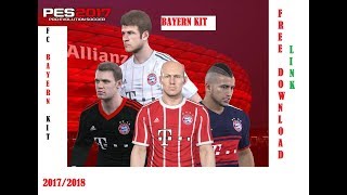 PES 2017 FC Bayern Kit 20172018 [upl. by Nakhsa478]