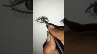 How to draw realistic eyelashes skeching eye realisticeye art eyelashes cartoon viralshort [upl. by Etem]