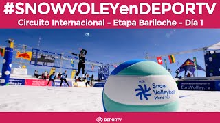 Snow Voley  Bariloche 2019  DIA 1  FIVB Circuito Internacional Snowvolleyball  Tercera Etapa [upl. by Eladnek801]