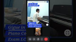 Les Piano Online  Gigue in G Major  Nazriel [upl. by Ilyse119]