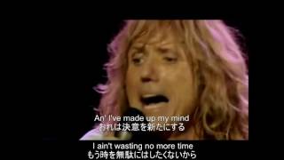 Here i go again liveWhitesnake 日本語訳＆歌詞 [upl. by Adliw775]