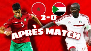 MAROC vs SOUDAN LIVE APRÈS MATCH [upl. by Anahcra112]