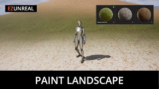 How to Paint Landscape with Megascans Materials in Unreal Engine 5 [upl. by Aneahs563]