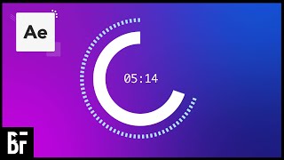 Create a Countdown Timer Effect  After Effects [upl. by Attolrahc721]