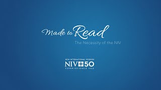 1 MADE TO READ – The Necessity of the NIV [upl. by Arretal815]