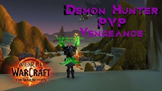 TWW Season 1 Vengeance Demon Hunter Rated Battleground Blitz PVP Gameplay 1 [upl. by Ynnej]