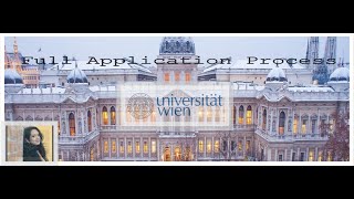 University of Vienna full application process  vienna austria 2024 [upl. by Ruenhcs]