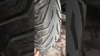 Lốp xe nvx michelin city grip nhái kém chất lượng nhẩy đảo kinh khủng [upl. by Darell]