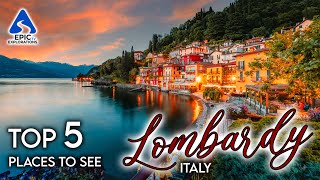 Lombardy Italy Top 5 Places and Things to See  4k Travel Guide [upl. by Millford47]