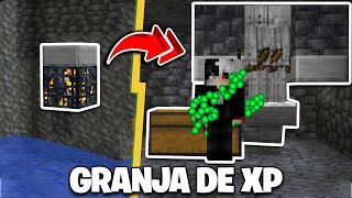 GRANJA DE EXPERIENCIA CON SPAWNER ESQUELETOSZOMBIS 950h  MINECRAFT 120119118117 JAVA [upl. by Ahsinek]