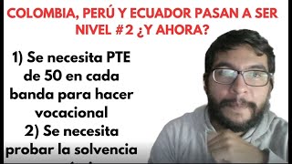 Colombia Perú y Ecuadór pasan a ser nivel 2 ¿Y ahóra Australia  2024 [upl. by Evoy]