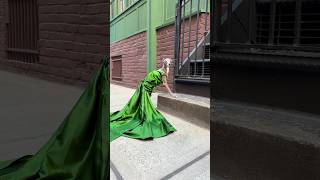 Tika The Iggy Recreates Iconic Green Atonement Dress [upl. by Rramed876]