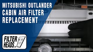 How to Replace Cabin Air Filter 2023 Mitsubishi Outlander Sport  AQ1087 [upl. by Wilkins253]