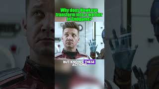 Why does Hawkeye transform into a warrior in endgamemarvelsuperheroesforyou [upl. by Nehte]