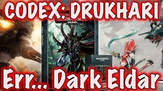 8th Edition Drukhari Codex amp Stratagems Sneak Peek  Warhammer 40K News [upl. by Haldas791]