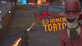 CAÍ CONTRA O HOMEM TORTO NO MODO X1 DO FREE FIRE [upl. by Della500]