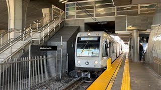 Metro A Line Cab View From Azusa To Downtown LongBeach Station [upl. by Ahsenahs]