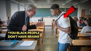 Racist Professor Fails A Black Student For His Skin Colour Ending Is Shocking [upl. by Clair]