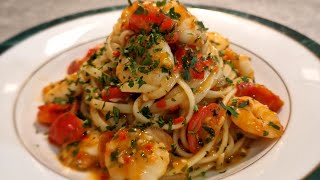 SPICY KING PRAWN LINGUINE shorts [upl. by Norraj205]