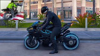 Kawasaki Ninja H2 Light Rider Edition  Crew Motorfest  Motorbike simulator [upl. by Esertap]