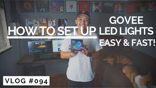 How To Install GOVEE LED Light Strips [upl. by Ursula]