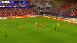 FLORIAN WIRTZ Goal vs Brest Bayer Leverkusen vs Brest Highlights Leauge Stage Champion Leauge 2024 [upl. by Enirtak]