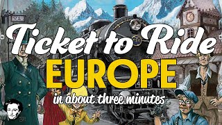 Ticket To Ride Europe in about 3 minutes [upl. by Irep667]