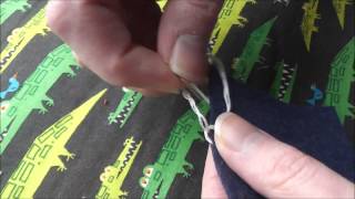 How to Blanket Stitch with No Knots [upl. by Iderf973]