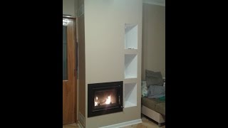 kominek budowa kominka krok po kroku fireplace construction step by step [upl. by Kally348]