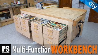 High Capacity Multi Function Workbench Build  Part 4 [upl. by Tibbetts]