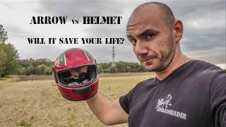 What is ARROWPROOF  Ep3 Can a motorcycle helmet save your life [upl. by Meesaw354]