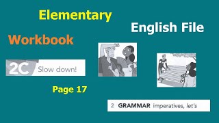 English File Elementary Workbook 2C Page 17 [upl. by Norahs876]