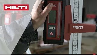 INTRODUCING the Hilti PRA 83 receiver holder [upl. by Odrareve]