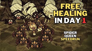 How to get The Best Webber Spider in day 1 Nurse Spider  Dont Starve Together  DST [upl. by Tory]