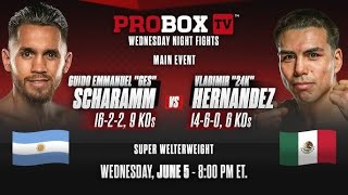 LIVE IMMEDIATE REACTION PROBOX TV CARD Guido Schramm VS Vladimir Hernandez [upl. by Llednov597]