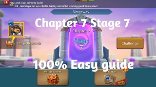 Lords mobile Vergeway chapter 7 Stage 7 easiest guide [upl. by Assiral]