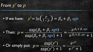 Video 8 Logistic Regression  Interpretation of Coefficients and Forecasting [upl. by Abroms995]