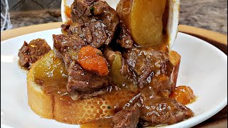 Instant Pot Recipe  Quick BEEF STEW Recipe  Pressure Cooker Beef Stew [upl. by Etram]