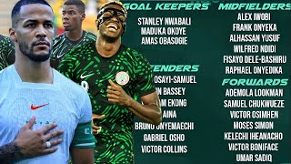 Super Eagles squad released for Benin Rwanda Qualifiers  Naija Bias Reaction [upl. by Vola]