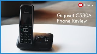 Gigaset C530A Cordless Phone Review  liGocouk [upl. by Idihsar]