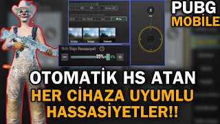 OTOMATİK HS ATAN O HASSASİYETLER VE ACİLEN BİLMENİZ GEREKEN O ÖNEMLİ AYARLAR 😱 PUBG MOBİLE [upl. by Akemehc]