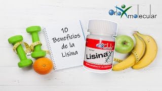 10 BENEFICIOS DE LA LISINA [upl. by Ardnwahsal]