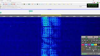 VC01 quotChinese Robotquot number station at 7083 kHz USB mode [upl. by Jepum179]