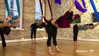 Aerial Hammock Conditioning  FULL Workout  Aerial AsanaYoga  Lydia MichelsonMaverick [upl. by Leimaj309]