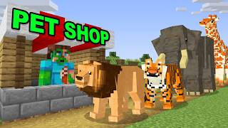 Minecraft But I Opened a Pet Shop [upl. by Noxas]